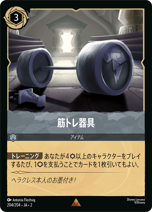 筋トレ器具/通常盤 レア【アイテム】《204/204》［ＲＩＳＥ ＯＦ ＴＨＥ ＦＬＯＯＤＢＯＲＮ　フラッドボーンの渾沌］
